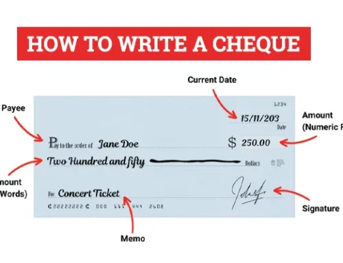 How to Write a Cheque