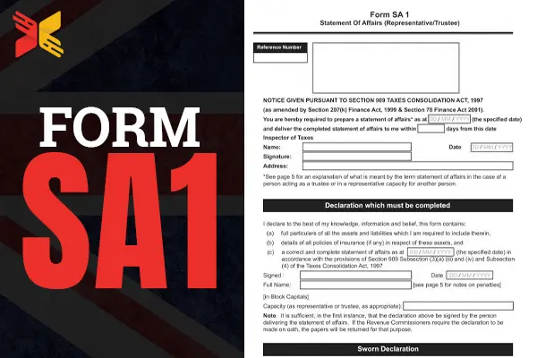 What is the meaning of SA1 form? Filing Paper Self-Assessment Registration