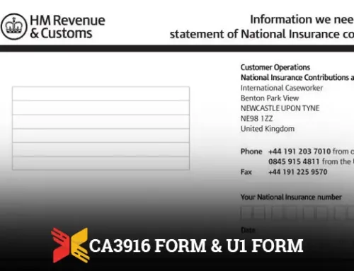 CA3916 Form & U1 form:  HMRC & Pension Impact in UK & EU