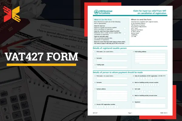 VAT427 Form UK