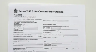 Form-C285-for-a-Customs-Duty-Refund