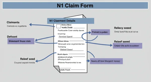 Parts of the N1 Claim Form 