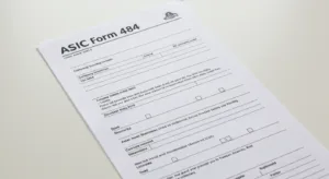 ASIC Form 484