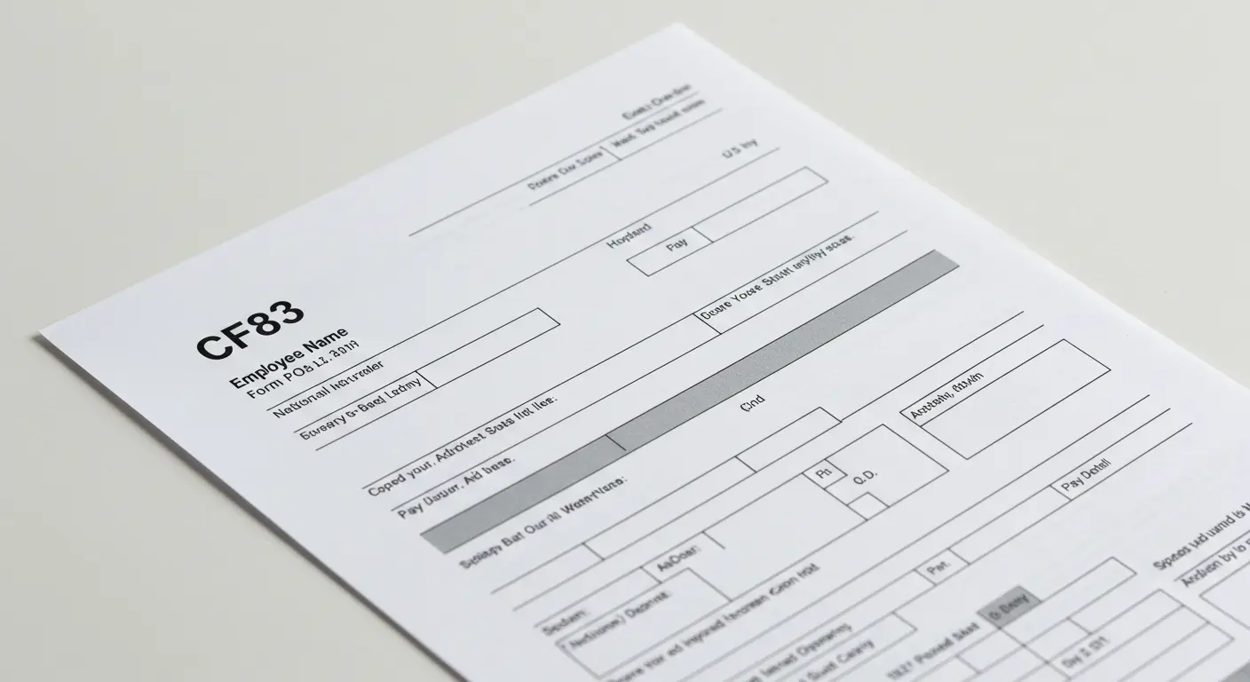 CF83 Form