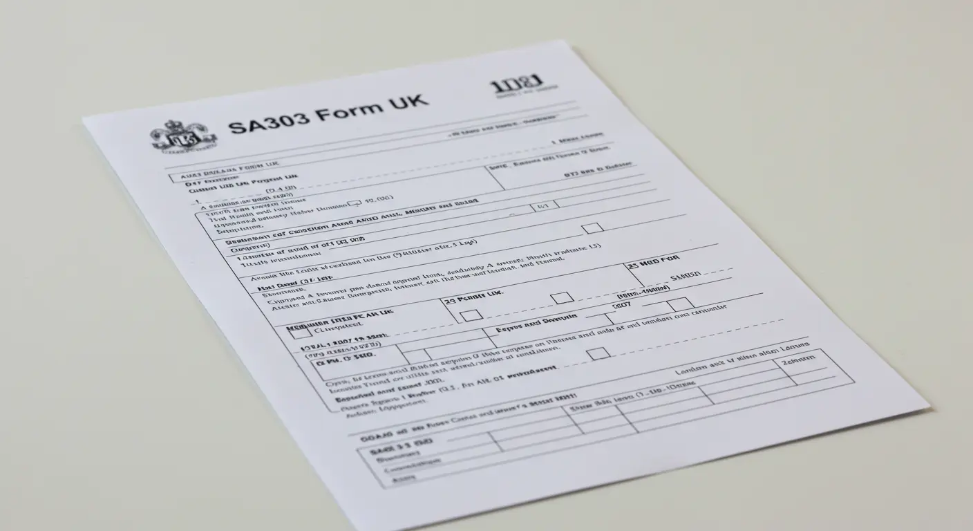 SA303 Form UK