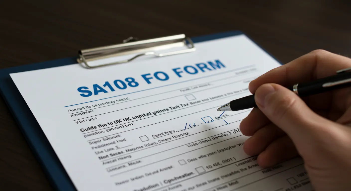SA108 supplementary form uk