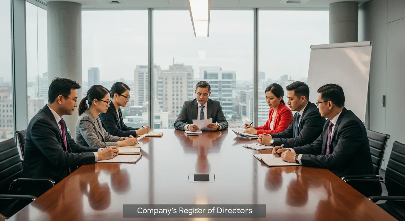 Company's Register of Directors UK
