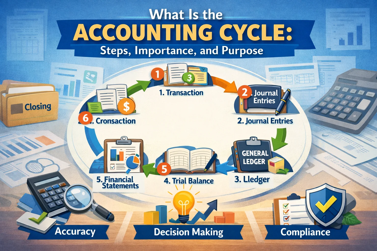 Overview of the accounting cycle and its significance in financial reporting