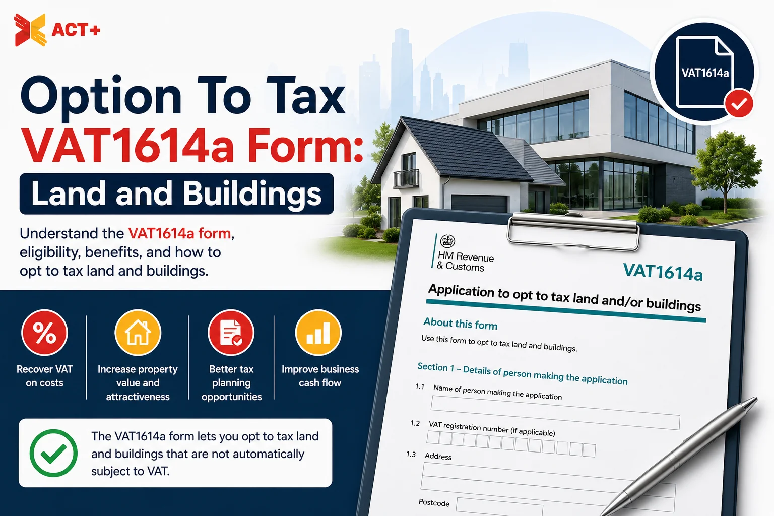 Option To Tax on Land and Buildings Option To Tax on Land and Buildings