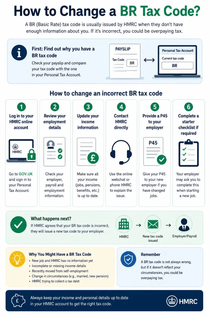Method that How to Change a BR Tax Code