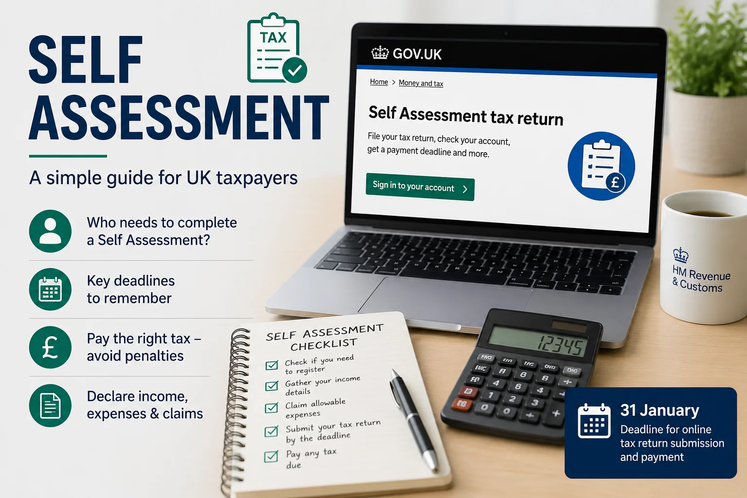 Self Assessment Tax returns Guide self-assessment Tax Return Step by step guide