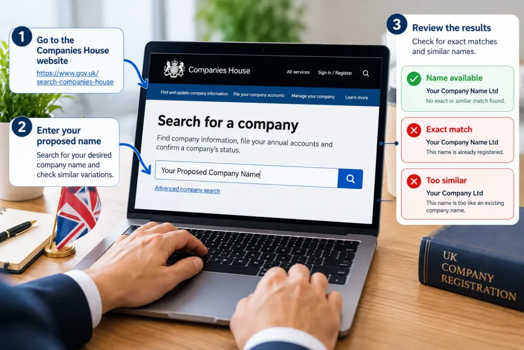 Checking UK Company Name Availability